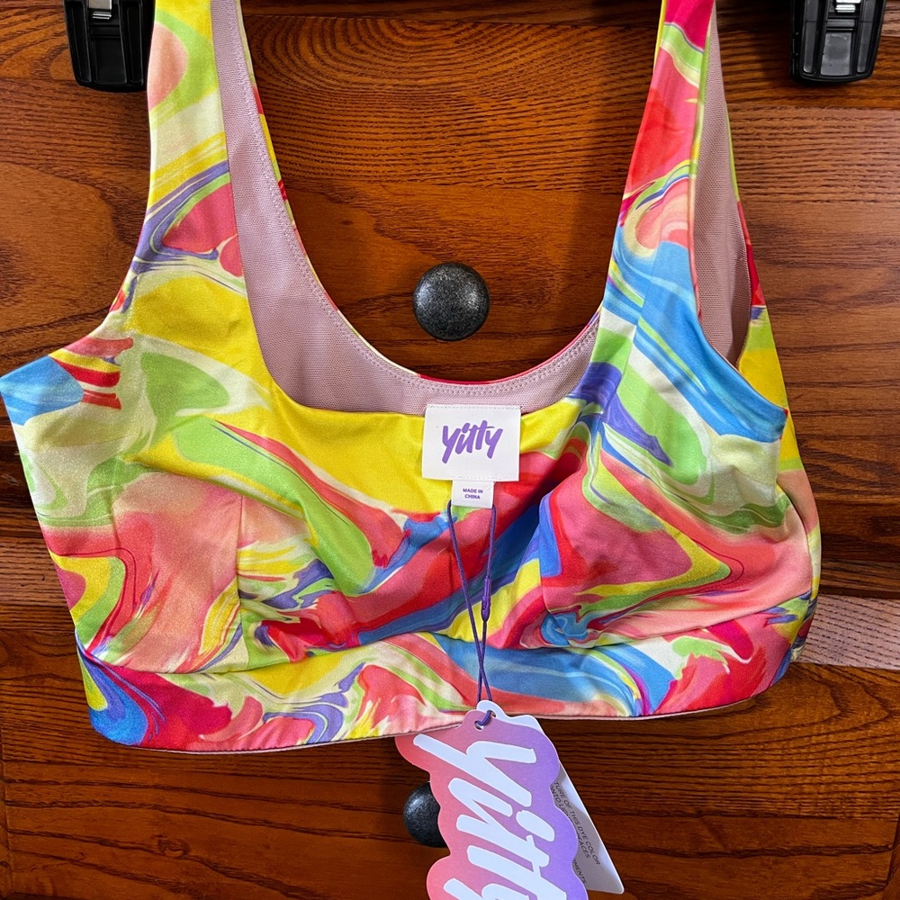 Yitty Colorful Swirl Sports Bra